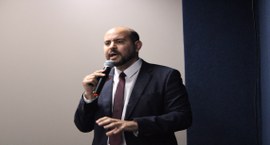 Magistrado conduziu o painel “Justiça Eleitoral e Processo Político”, durante evento promovido p...