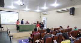 A primeira capacitação foi realizada no auditório da Universidade Estadual do Piauí (Uespi), no ...