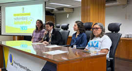 O encontro foi realizado no Auditório Desembargador Vicente Ribeiro Gonçalves, no edifício-sede ...