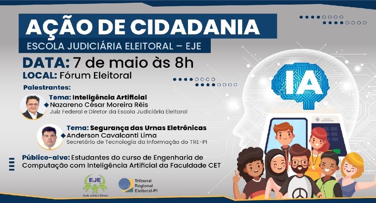 Alunos de engenharia da computação tem palestra sobre IA e Urnas Eletrônicas Evento realizado no Fórum Eleitoral contará com presença de juiz membro da Corte Eleitoral espec...