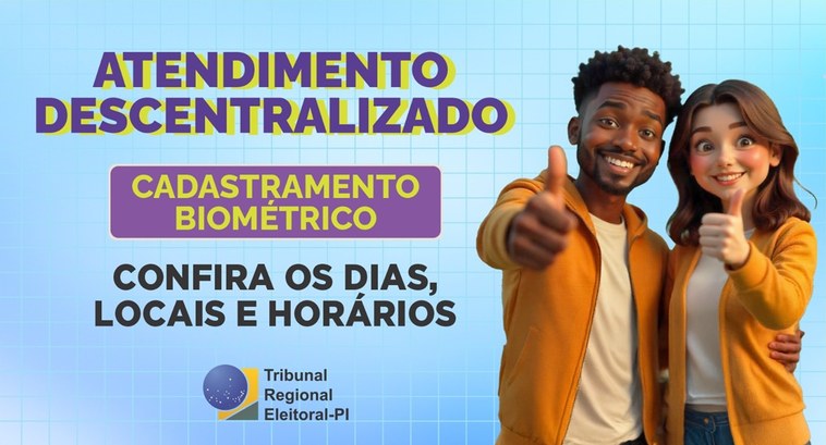 Atendimento Eleitoral Descentralizado: Confira dias, locais e horários Veja os dias, locais e os horários onde a Justiça Eleitoral prestará serviços de forma descentra...
