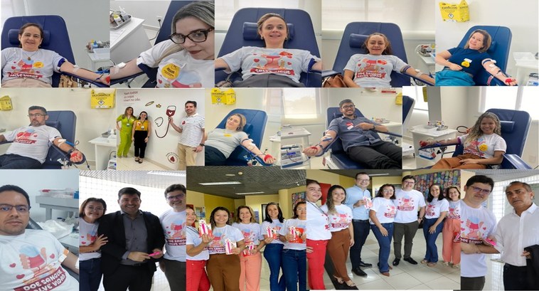 Campanha de Doação de Sangue 2025 Serviço de Assistência à Saúde do TRE-PI presta homenagem as servidoras e aos servidores que vol...
