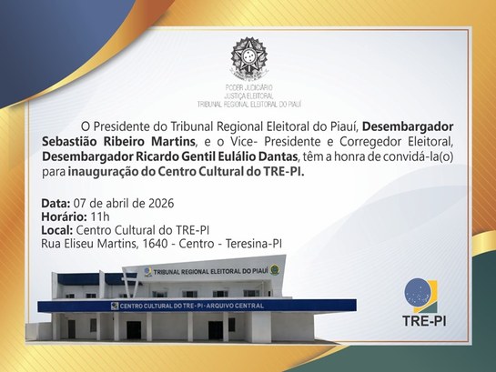 Centro Cultural do TRE-PI será inaugurado nesta terça (7/4) ..