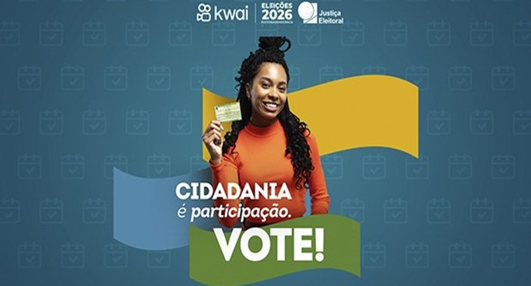 Eleições 2026: parceria TSE e Kwai incentiva regularização do título de eleitor Iniciativa orienta eleitores e amplia acesso a serviços digitais da Justiça Eleitoral