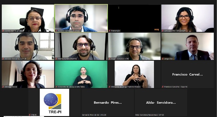 Abertura dos trabalhos foi realizada por equipe da Corregedoria Regional Eleitoral/TRE-PI na últ...