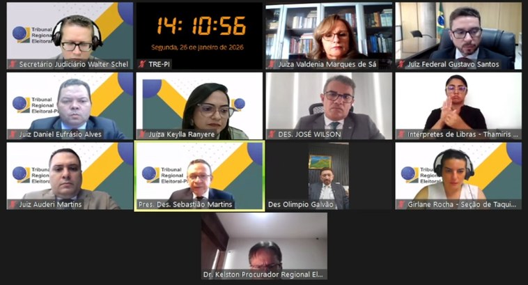 José Wilson e Olímpio Galvão eleitos presidente e vice do TRE-PI Eleição por aclamação ocorreu no início da sessão judiciária ordinária eleitoral desta segunda-f...