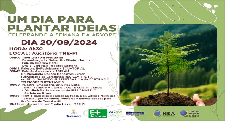 Plante novas Ideias, novos Hábitos, nova Vida ..