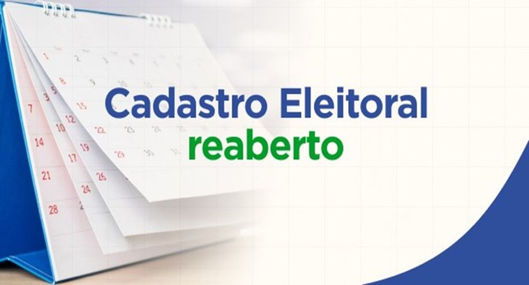 Reaberto o Cadastro Eleitoral Alistamento (1º título), Revisão e Transferência voltam a ser realizados de maneira presencial n...