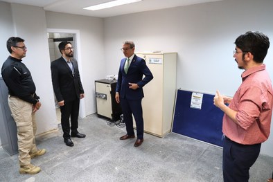 Presidente do TRE-PI acompanha obras de modernização do edifício-sede do tribunal