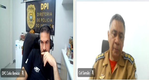 Reunião Comitê e Forças Segurança 2026 delegado polícia civil e militar Corpo de Bombeiros