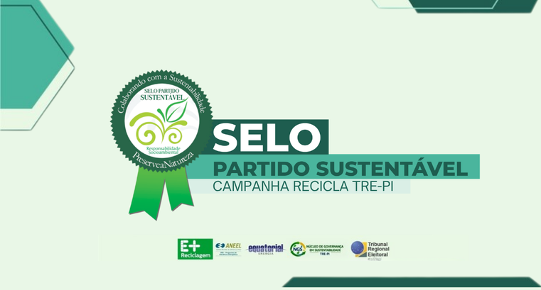 Cartaz do Selo Partido Sustentável