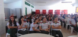 TRE-PI - AJE realiza evento em Escola Estadual. 