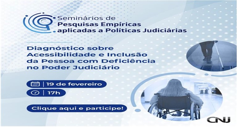 Disponibilizado relatório do CNJ sobre Acessibilidade e Inclusão no Judiciário