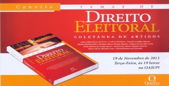 tre-pi-convite-livro-direito-eleitoral convite lançamento do livro Direito Eleitoral - Coletânea de Artigos