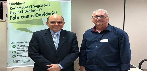 TRE-PI Coordenador da Ouvidoria TRE-ES realiza visita técnica na Ouvidoria do TRE-PI