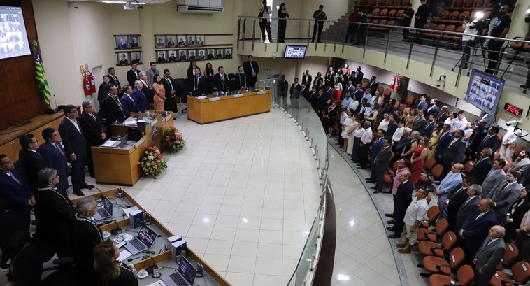 TRE-PI empossa novos juízes da Corte Eleitoral para o biênio 2025-2027 Gustavo André Oliveira dos Santos e Rodrigo Pinheiro do Nascimento, titular e substituto - respe...