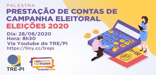 Foto banner referente palestra sobre contas de campanha 