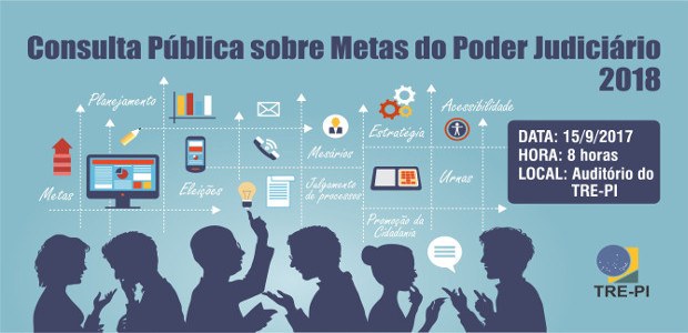 TRE-PI-foto-consulta-ASPLAN Foto banner referente convite consulta pública promovida pela Assessoria de Planejamento do TRE-PI.
