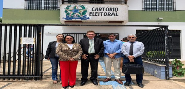 TRE-PI foto Corregedoria correição Foto referente visita do corregedor as correições eleitorais