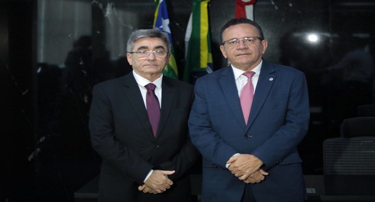 TRE-PI foto desembargadores Ricardo e Sebastião Foto dos dois desembargadores indicados pelo TJ-PI para dirigir o TRE-PI