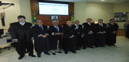 Foto referente a despedida do juiz federal Daniel Sobral como membro do TRE-PI
