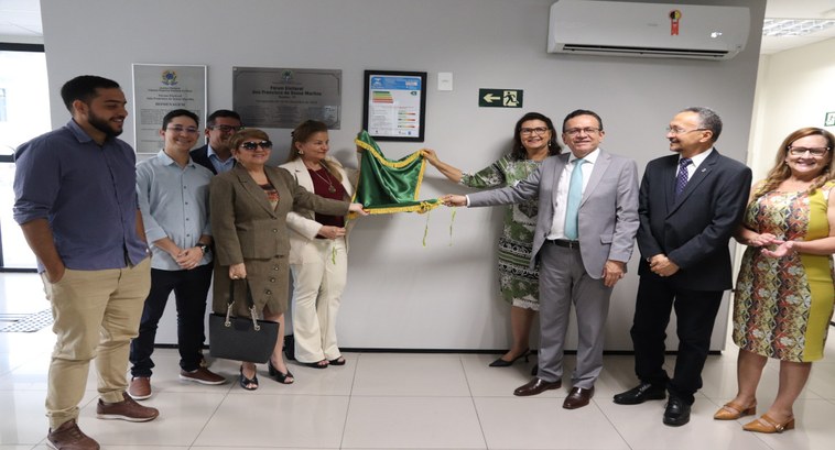 TRE-PI foto I selo INMETRO Foto referente matéria solenidade selo INMETRO