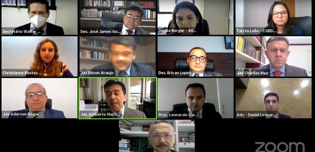 TRE-PI foto lançamento plataforma EJE e COEDE Foto referente matéria EJE e COEDE