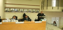 Foto referente a posse do juiz federal Daniel Sobral como titular do TRE-PI.
