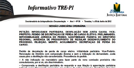 informativo tre-pi jun 2102