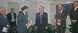 visita do pres. da OAB-PI e de advogados da carvana de prerrogativas ao TRE-PI em 27/09/13 