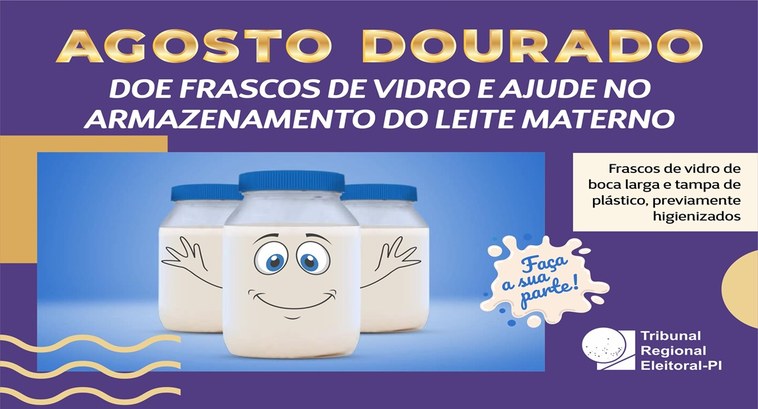 TRE-PI participa do "Agosto Dourado" reforçando importância do Aleitamento Materno ..