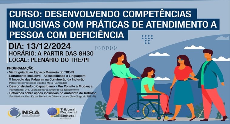 TRE-PI promove curso e celebra Dia Nacional da Pessoa com Deficiência ..