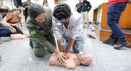 Servidoras e servidores de outras unidades da Justiça Eleitoral também participaram do treinamen...