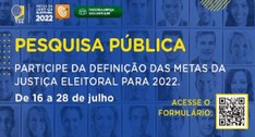 A pesquisa está disponível a todos os cidadãos e cidadãs a partir desta sexta-feira (16) até o d...