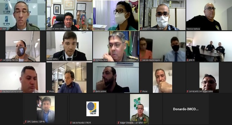 Comitê de Segurança do TRE-PI debate Plano de Ação para Eleições Suplementares em Juazeiro do Piauí. ....