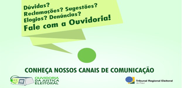 Eleições 2018: Ouvidoria do TRE-PI realizará plantão no final de semana das eleições Eleições 2018: Ouvidoria do TRE-PI realizará plantão no final de semana das eleições