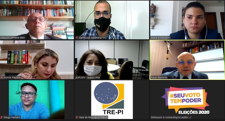 Eleições 2020: TRE-PI e OAB/PI realizam reunião virtual para tratar de acessibilidade Eleições 2020