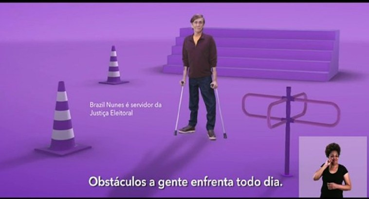 Eleições 2022: Eleitoras/Eleitores com deficiência podem pedir a transferência de seção Peças de rádio e televisão começaram a ser exibidas nacionalmente nesta segunda-feira (18)