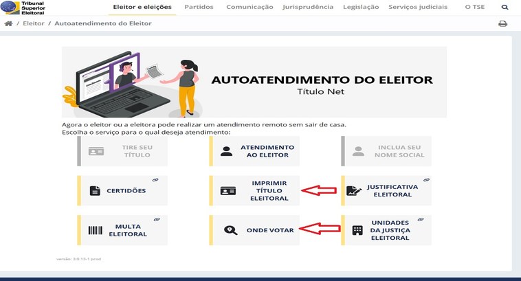 Imprima seu Título de Eleitor em casa, o Autoatendimento traz essa facilidade Você também pode usar o serviço para saber onde votar