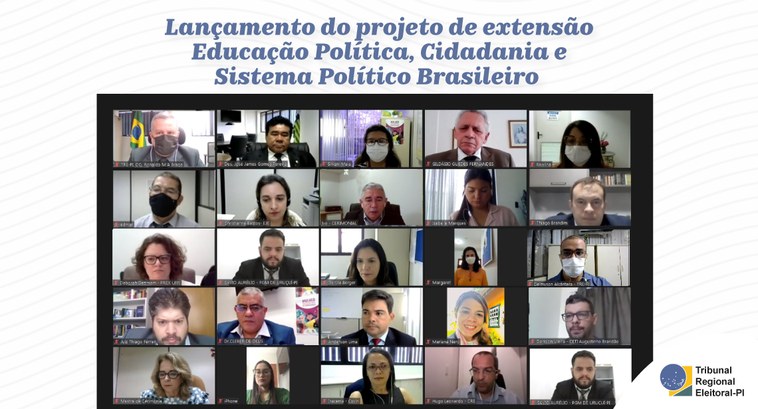 Lançamento Projeto Extensão Política e Cidadania - TRE-PI/UFPI