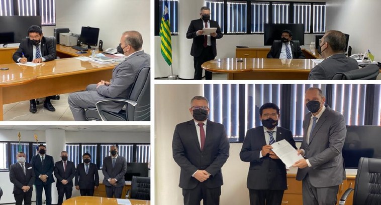 Marcelo Leonardo Barros Pio empossado como Juiz Substituto na Corte do TRE-PI