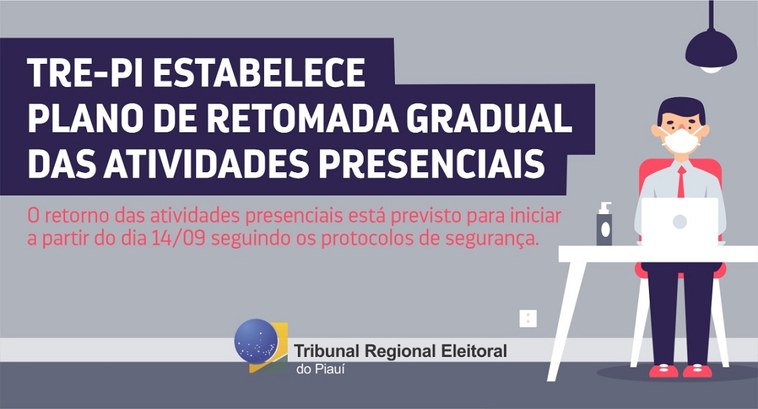 Portaria Conjunta TRE-PI nº 10/2020 disciplina retorno gradual trabalho presencial