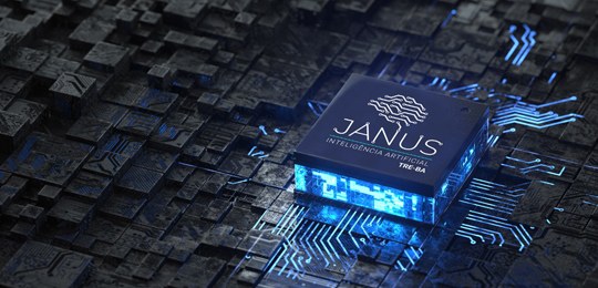 TRE-BA - Sistema Janus Sistema Janus, desenvolvido pelo TRE-BA, utiliza inteligência artificial na distribuição de proc...