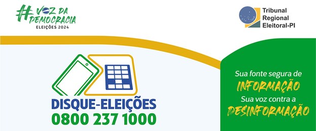 Imagem ilustração da página do Disque Eleições 2024