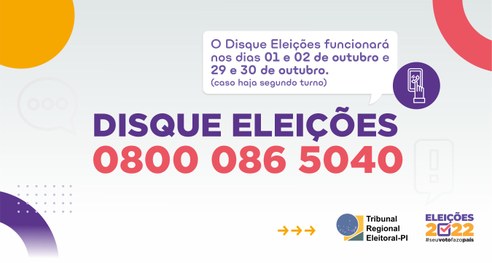 TRE-PI - Disque Eleições TRE-PI - Disque Eleições