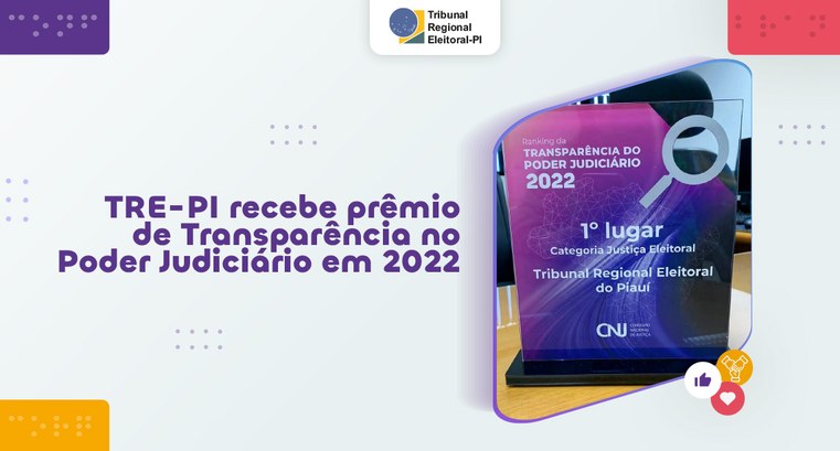 TRE-PI é 1º lugar no Ranking CNJ Transparência do Poder Judiciário ...