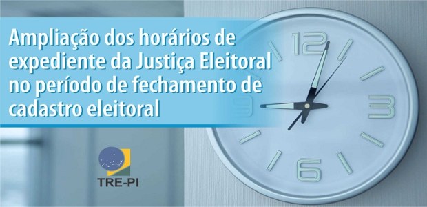 Horario de atendimento fechamento de cadastro