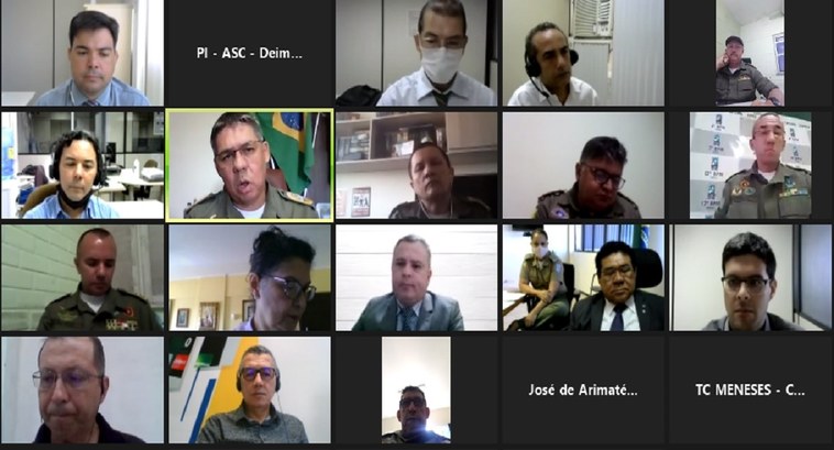 TRE-PI reúne-se com Comando da Polícia Militar para tratar da Segurança das Eleições 2020